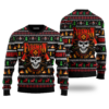 Firefighter Man Ugly Christmas Sweater | For Men & Women | UH1908-Colorful-Gerbera Prints.