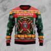 Firefighter Xmas Ugly Christmas Sweater | For Men & Women | Adult | US4972