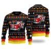 Fireman Firefighter Firemas Ugly Christmas Sweater | For Men & Women | UH1705-Colorful-Gerbera Prints.