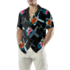 Orange printsChef Knives Tropical Hawaiian Shirt