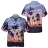 OrangePrints.com -Aircraft On Sunset Hawaiian Shirt, Aircraft Hawaiian Shirt For Men And Women, Tropical Aircraft Shirt