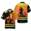 OrangePrints.com -Electrician Skull Hawaiian Shirt, Electrician Shirt For Men, Unique Electrician Shirt