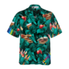 Orange prints front of Tropical Teacher Hawaiian Shirt, Teacher Shirt for Men And Women, Best Gift For Teacher