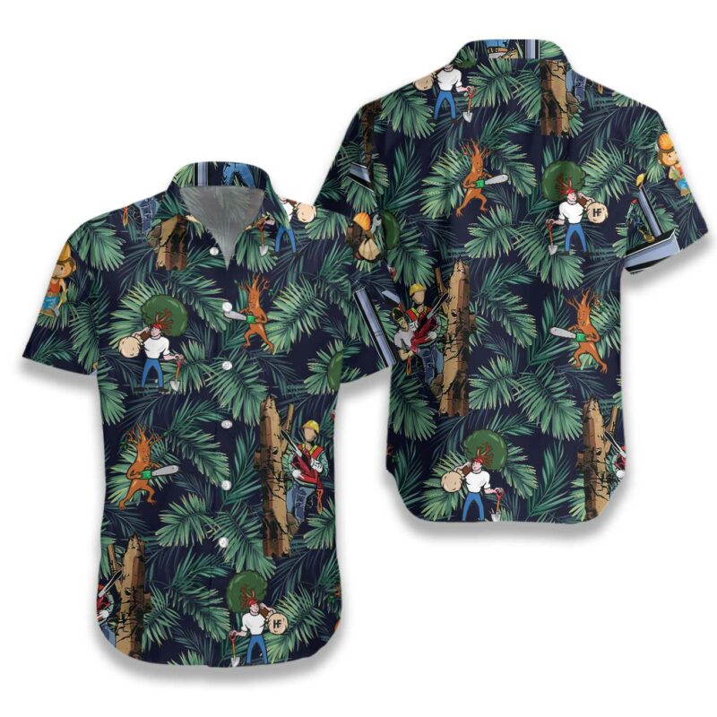 OrangePrints.com -Arborist Proud 5 Hawaiian Shirt