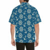 Anchor Pattern Print Design 01 Men's Hawaiian Shirt