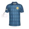 Orange prints back of Your Goal Is Universe Custom Polo Shirt, Personalized Chemistry Shirt For Men