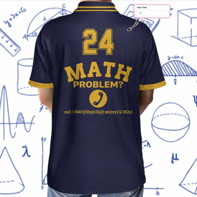 OrangePrints.com -Math Holic Custom Polo Shirt