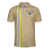 Orange prints front of Being A Firefighter Is A Choice Short Sleeve Polo Shirt, Retired Firefighter Polo Shirt, Best Firefighter Shirt For Men