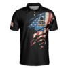 Orange prints front of Technician My Craft Allows Me To Fix Anything Polo Shirt, Skull American Flag Polo Shirt, Best Technician Shirt For Men