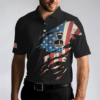 Orange prints model Correctional Officer My Craft Allows Me To Discipline Anything Skull Polo Shirt, Ripped American Flag Polo Shirt, Officer Shirt For Men