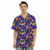 OrangePrints.com -Gaming Items Colorful Print Pattern Men's Hawaiian Shirt