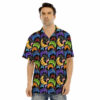 OrangePrints.com -Game Pads Colorful Print Pattern Men's Hawaiian Shirt