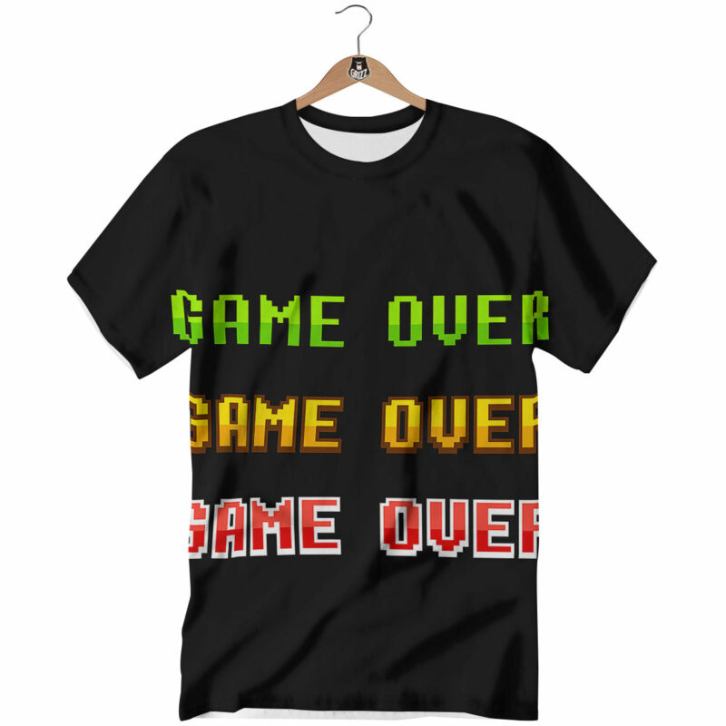 OrangePrints.com -Game Over 8-Bit Print T-Shirt