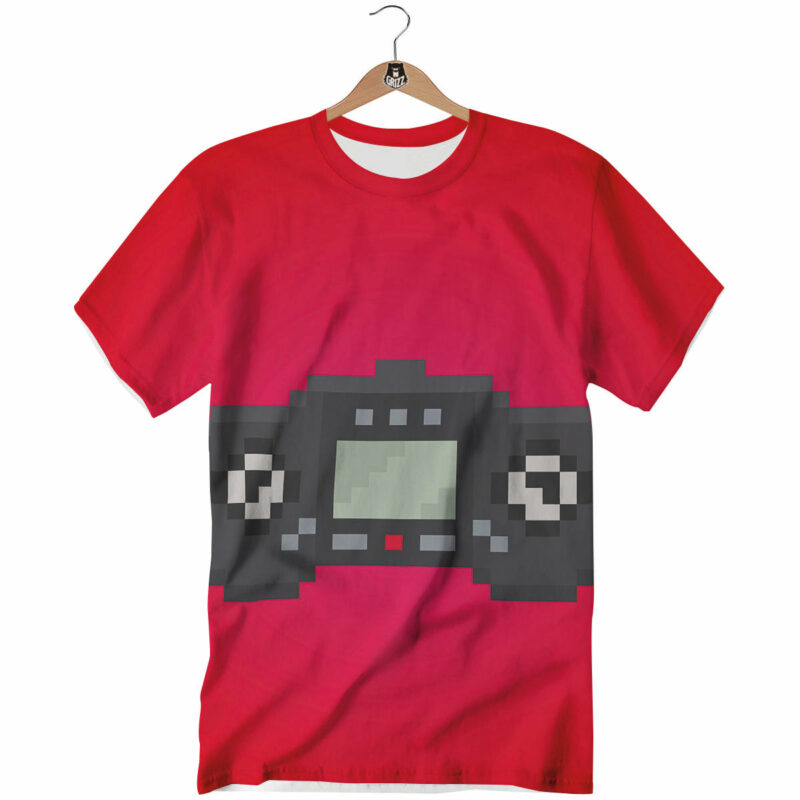 Orange prints Game Items 8-Bit Pixel Print T-Shirt