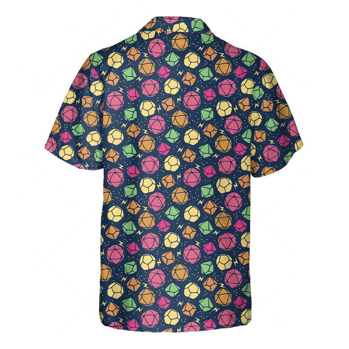 Orange prints DnD Hawaiian Shirt – Dice Colorful Pattern-SP12042315DS02