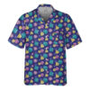 Orange prints DnD Hawaiian Shirt – Dice Pixel Pattern-SP12042306DS02