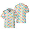Orange prints DnD Hawaiian Shirt – Dice polygonal pattern-SP12042313DS02