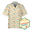 Orange prints DnD Hawaiian Shirt – Dungeon Daddy-SP12042302DS02