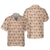 Orange prints DnD Hawaiian Shirt – Fairy Mushroom-SP12042332DS02
