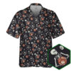 Orange prints DnD Hawaiian Shirt – Skeleton Rolling Dice-SP12042329DS02