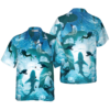OrangePrints.com -Scuba Diving With Sharks Hawaiian Shirt