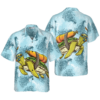 OrangePrints.com -Turtle Scuba Diving Shirt For Men Hawaiian Shirt
