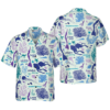OrangePrints.com -Scuba Diver And Sea Pattern V1 Hawaiian Shirt