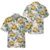 OrangePrints.com -Bus Driver And Tropical Pattern Hawaiian Shirt, Tropical Bus Driver Shirt For Men, Bus Driver Gift Idea